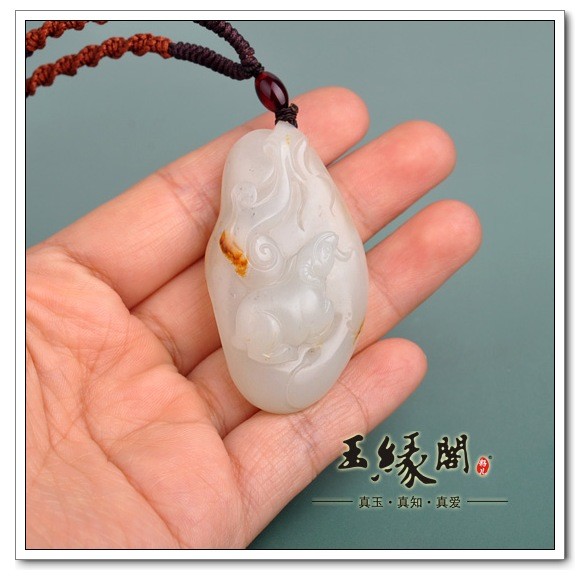 白玉籽料挂件 样样如意