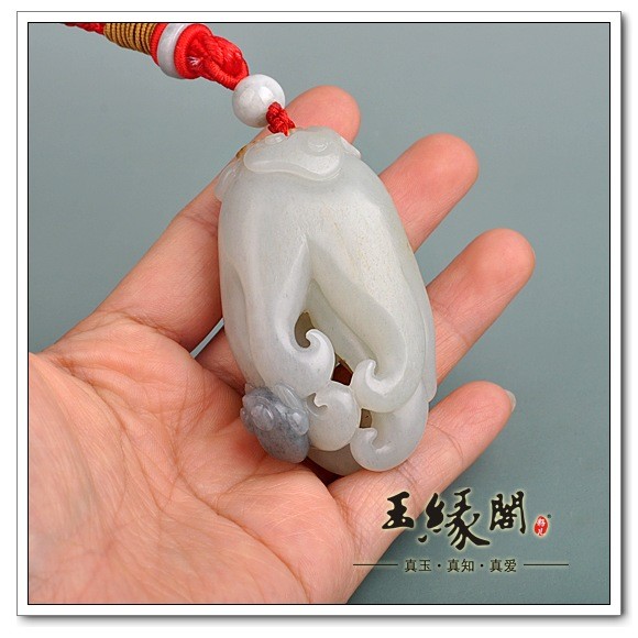 三色籽料把件 富贵长寿