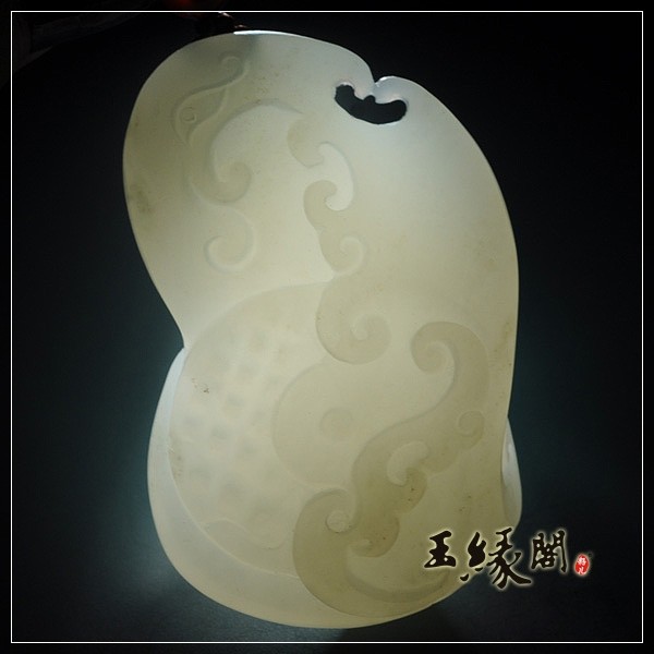 白玉籽料挂件 天佑