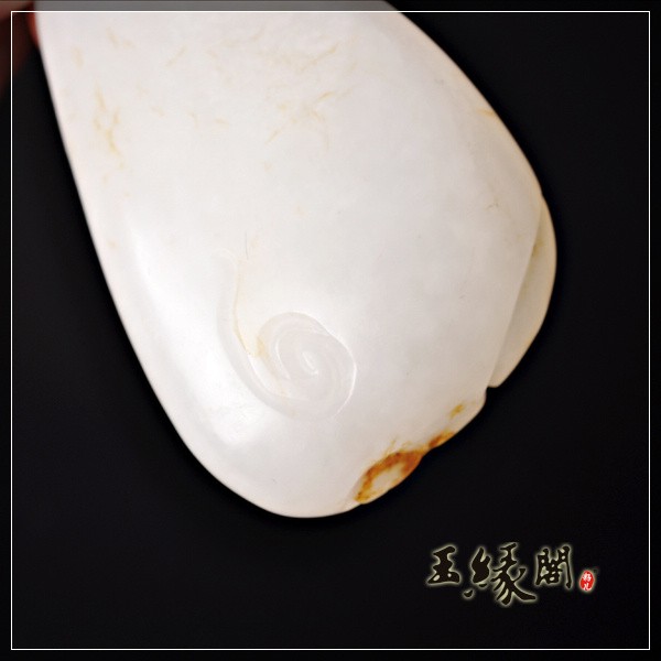 白玉籽料把件 腾龙