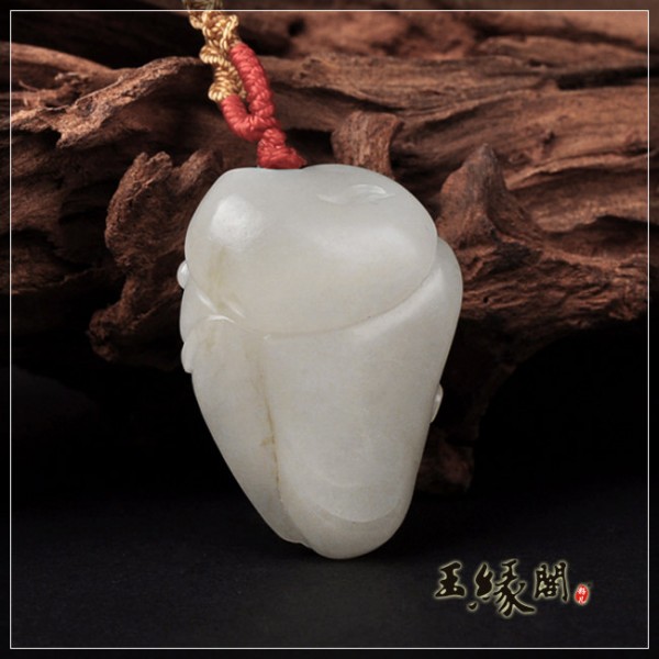 白玉籽挂件 弥勒
