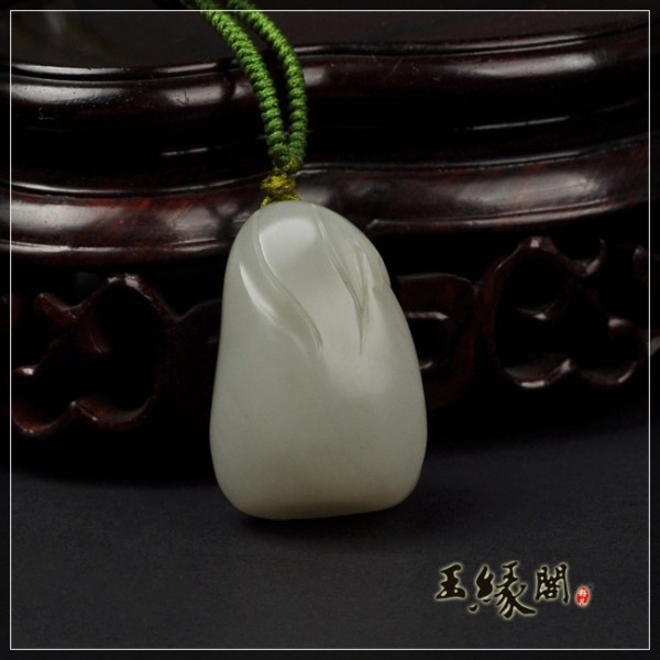 白玉籽挂件 福在眼前