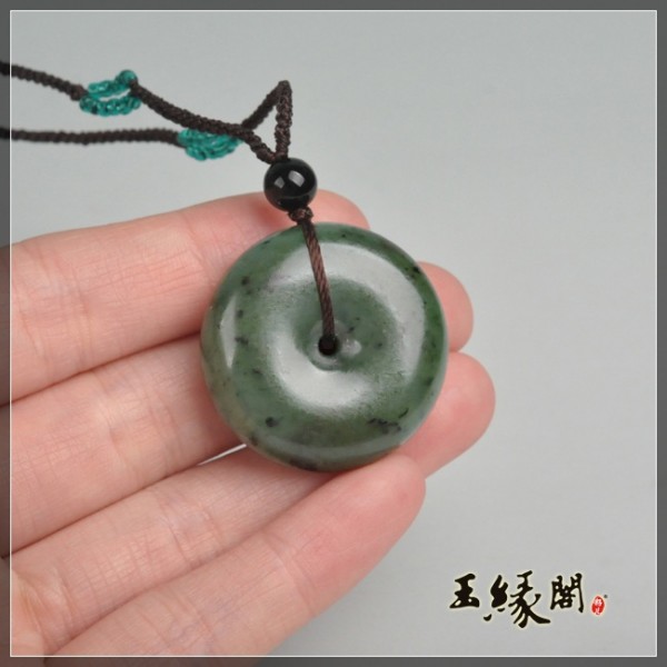 碧玉挂件 平安扣