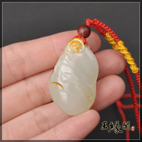 黄皮籽料挂件 一夜封侯